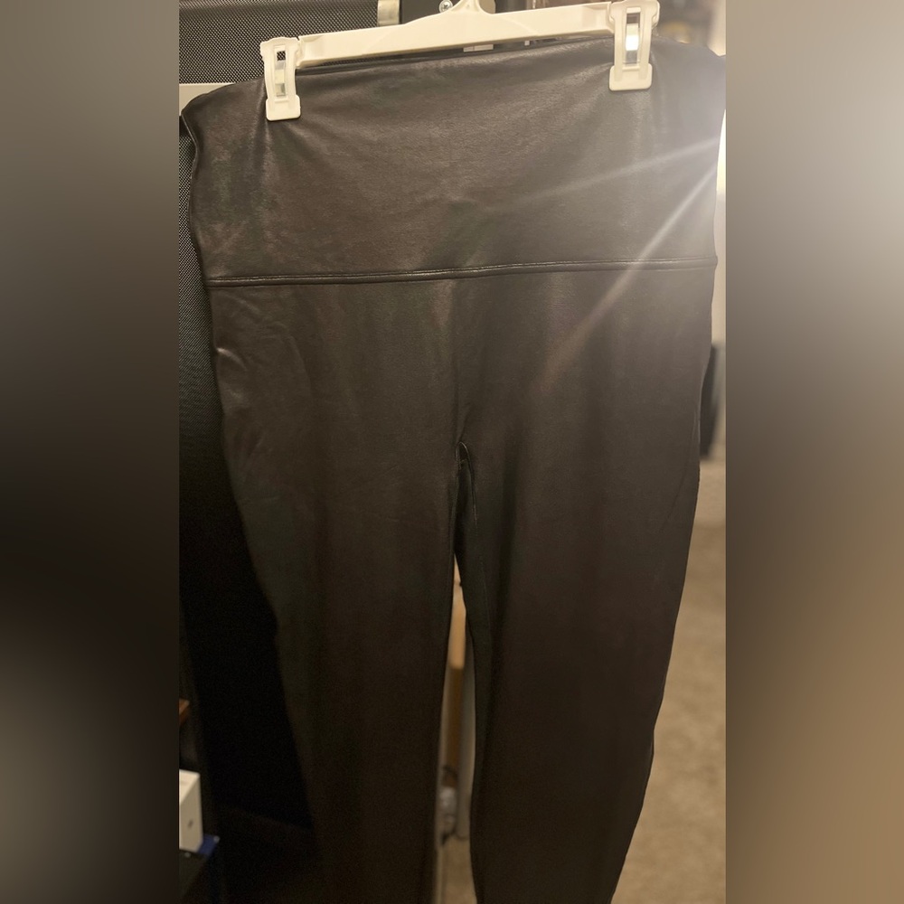 Spanx “Best Selling” Faux Leather Leggings - Plus - Size 3X